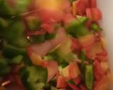 A picture of step 3 of Chicken and vegetables filling.