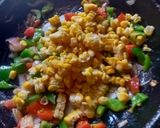 A picture of step 3 of Sweet corn chaat.