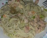 Foto del paso 8 de la receta: Espaguetis blanco al gabinete