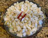 A picture of step 1 of Pickled Daikon Radish in Fish Sauce.