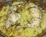 Foto del paso 3 de la receta: Pollo 🍗al horno con patatas 🍟