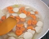 Foto langkah ke 4 dari resep Sapo Tahu Ayam Jamur.