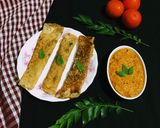 A picture of step 7 of Oats Dosa.