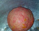 A picture of step 2 of Egg yellow chapati. # local food contest Nairobi_South.