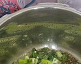 A picture of step 1 of Samak khichdi.