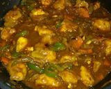 A picture of step 14 of Paneer chilli.