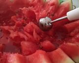 A picture of step 2 of Water melon fruit chat.