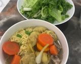Hình bước làm 3 của món Hủ tiếu hoành thánh