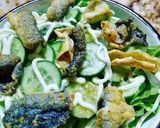 Hình bước làm 3 của món 🥒🥗 Salad da cá sấy giòn 💚