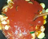 Cukkinis-paradicsomos csirkefalatok recept fázis 2 fotója