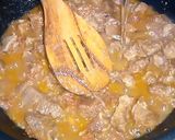 A picture of step 9 of Smoky Beef Karhai.