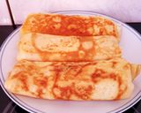 Une image de l'étape 6 de Crêpes fourrées jambon fromage.