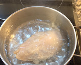 Foto del paso 4 de la receta: Tarta de pollo, patata y cebolla