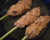 Foto langkah ke 7 dari resep Sate Lilit Tempe dengan Teri Sambal Matah.