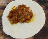 A picture of step 4 of Onion Kachori (Pyaz Kachori).