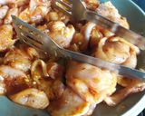 A picture of step 1 of Creamy Cajun Chicken w/rice my style 😁.