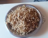 A picture of step 2 of Sabudana Wafers.