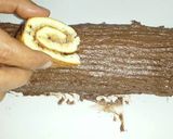 صورة لخطوة 5 من وصفة كيك جذع الشجرة /Buche roulee