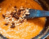 A picture of step 8 of Kaddu Halwa(pumpkin).