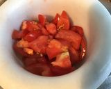 Une image de l'étape 2 de Filets de haddock fumé aux tomates et épices (recette plancha).