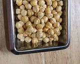 A picture of step 1 of Roasted Gram Coconut Chutney.