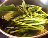 A picture of step 3 of Japanese-Style Spinach.