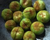 A picture of step 3 of Stuffed RoundGourd /Tinda.