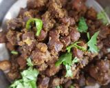 A picture of step 3 of Chana masala chaat.