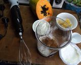 Foto del paso 1 de la receta: Espuma de fruta con queso Quark y yogurt griego al cacao