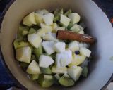 Foto del paso 2 de la receta: Mermelada de kiwis y manzanas