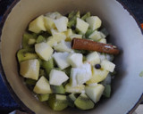 Foto del paso 2 de la receta: Mermelada de kiwis y manzanas