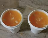 A picture of step 2 of Orange Ice lolly.