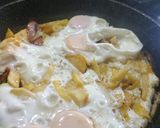 Φωτογραφία βήματος 5 της συνταγής Αυγά με λουκάνικα cocktail και πατάτες