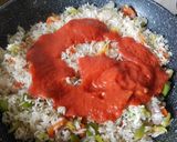 Foto del paso 4 de la receta: Arroz rojo con Maíz
