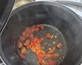 Une image de l'étape 3 de Pâte tomate crème de fromage de chêvre🐑.