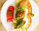A picture of step 4 of Vegan chick pea Nugget Boat #healthy#themechallenge.