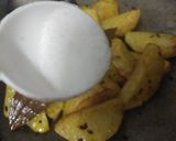 A picture of step 5 of Jeera aloo dry sabzi without tomato.