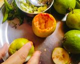 A picture of step 1 of Spicy Guava chilli Mint Shorts (Amrood shorts).