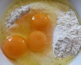 Hình bước làm 2 của món Bánh da lợn nướng trứng sữa