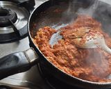 A picture of step 8 of Nagpuri Spicy sawji masala egg curry.