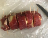 Foto del paso 1 de la receta: Filetes rellenos de queso y jamón