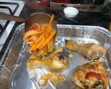 Foto del paso 5 de la receta Pollo al horno con cebolla y zanahoria