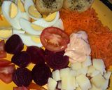 Foto del paso 7 de la receta: Ensalada Multicolor con Pollo o Carne Grillada