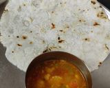A picture of step 7 of Bhakari of rice flour.