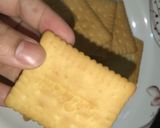 A picture of step 1 of Mango Graham float in Glass.