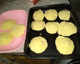 Foto del paso 3 de la receta: Bombas de papa rellena de jamón y queso con ensalada 😊👍