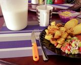 A picture of step 4 of Mouthwatering breakfast#4weekschallenge#.