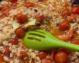 A picture of step 3 of Emilys Cheats Tomato Risotto.