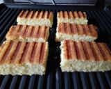A picture of step 3 of Grilled Cake#Snackrecipescontest.