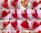 A picture of step 2 of Watermelon mocktail.